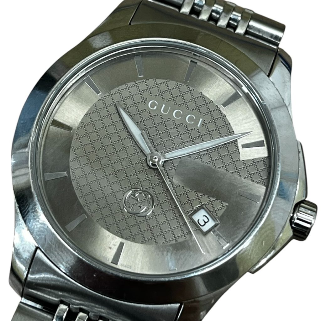 GUCCI グッチ Gタイムレス 腕時計 クォーツ 稼働