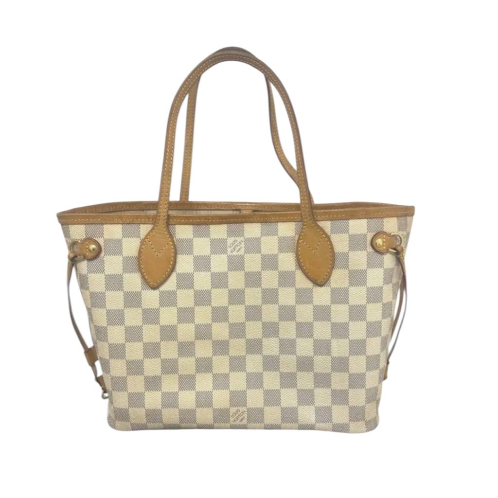 【Louis Vuitton ルイヴィトン】 ネヴァーフル・ダミエ・アズール・トートバック・メンズ・レディース