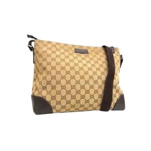 GUCCI　グッチ　GGキャンバス　ショルダーバッグ