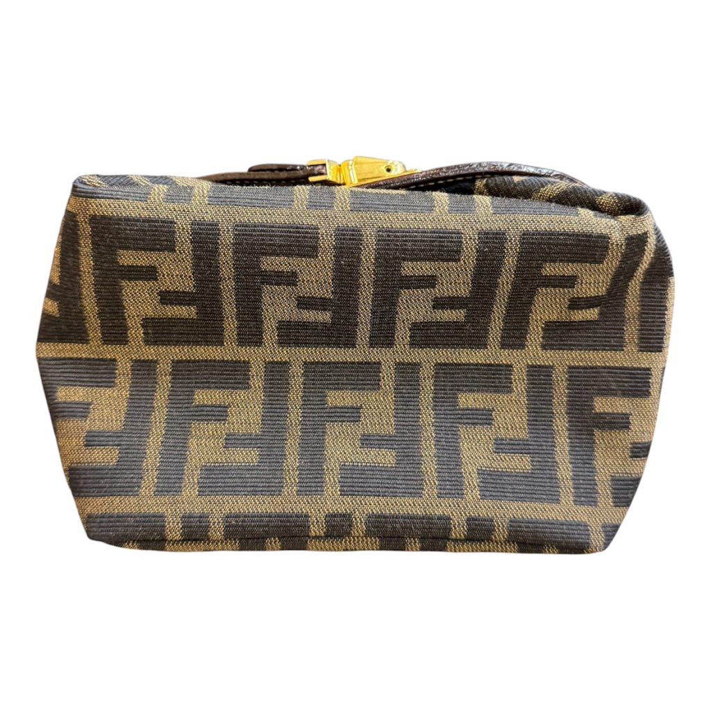 【ズッキーノ柄 ポーチ】FENDI【Aランク】
