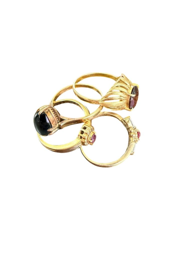 K18 リング 色石 アクセサリー