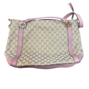 GUCCI（グッチ）GGキャンバス×レザー 2WAYトートバッグ