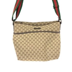 GUCCI グッチ GGキャンバス ショルダーバッグ