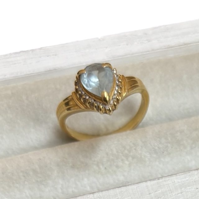 K18 18金 750 ゴールド 石あり リング アクセサリー ジュエリー 貴金属