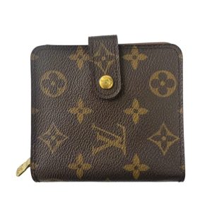 【コンパクトジップ モノグラム】Louis Vuitton(M61667)【Bランク】
