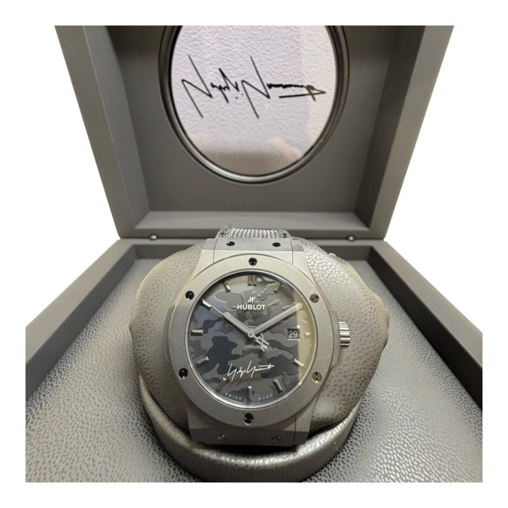 HUBLOT×Yohji Yamamoto クラシック・フュージョン ヨウジヤマモト オールブラック カモ