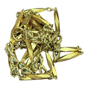 K18（18金） 切子デザインネックレス
