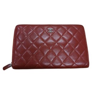 CHANEL シャネル マトラッセ ラウンドファスナーウォレット 長財布