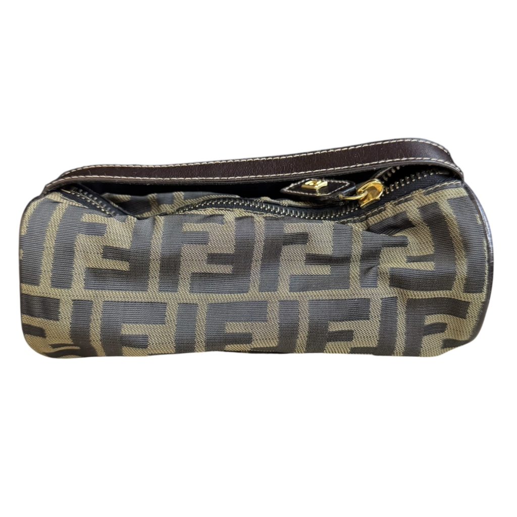【ズッキーノ柄 ポーチ】FENDI【Bランク】