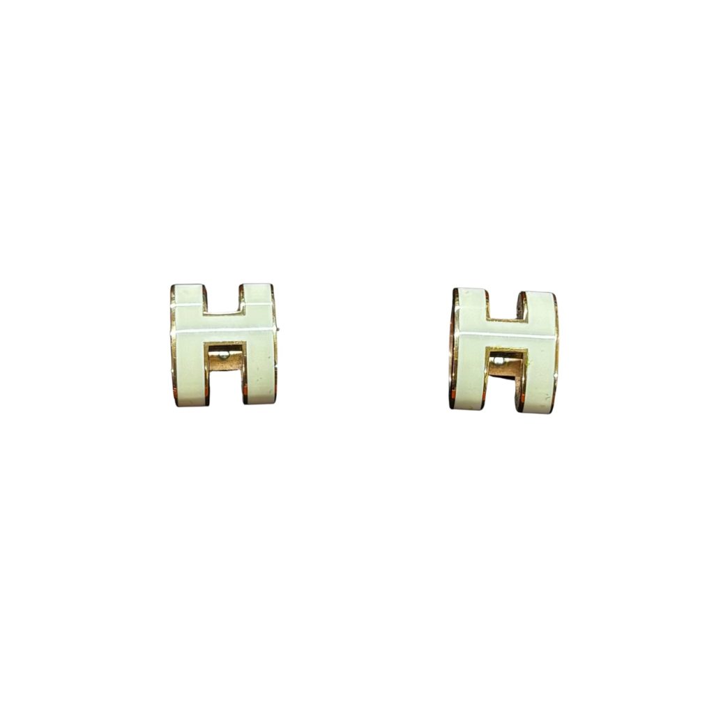 HERMES エルメス  ミニ・ポップH ピアス