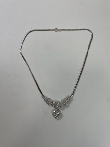 Pt850ネックレス ブランダースブリリアント　ダイヤネックレス