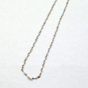 K18/Pt850 コンビネックレス