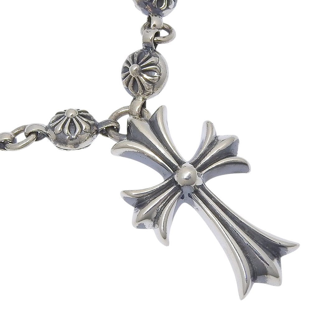 CHROME HEARTS クロムハーツ クロスボールチェーン スモールCHクロス CRSBL CHN SML CH CRS ネックレス シルバー925