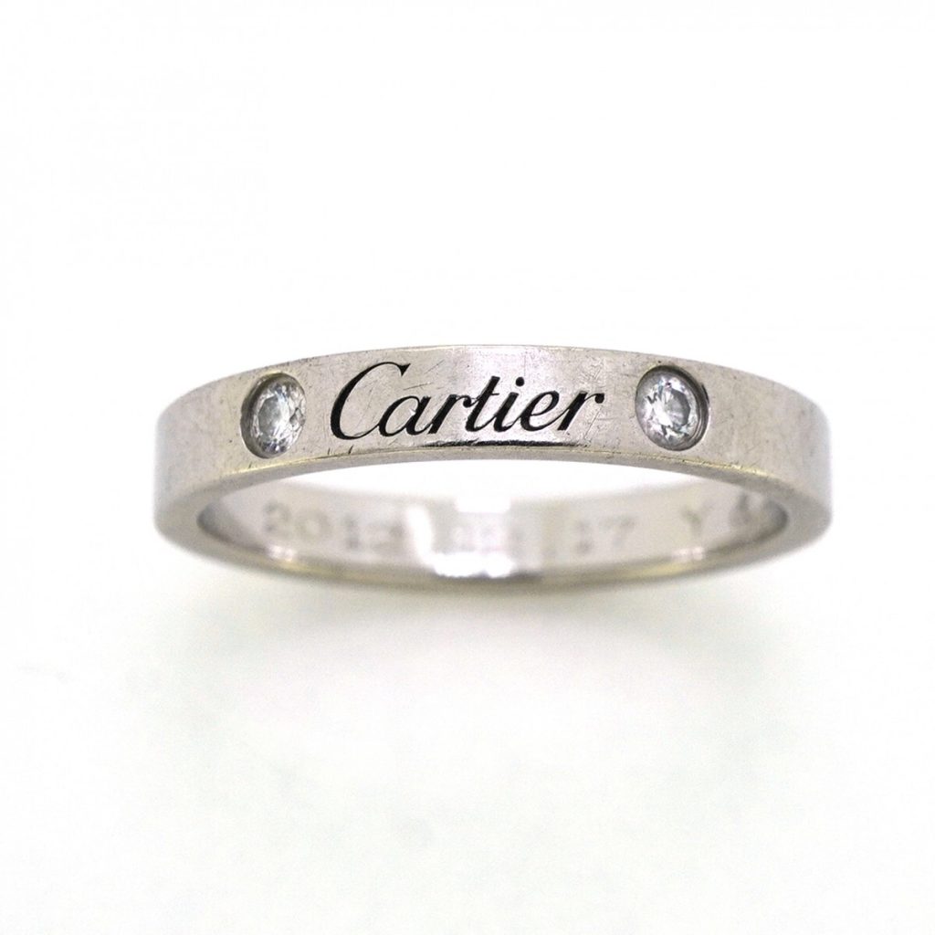 C ドゥ カルティエ（C de Cartier）ウェディング バンド リング