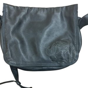 ロエベ　ブラックレザーショルダー