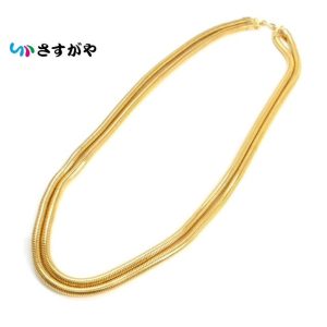 YSL イヴサンローラン ゴールドメッキ ネックレス 年代物