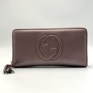 【GUCCI グッチ ソーホー インターロッキングG ラウンドファスナー 長財布】高価買取｜桐生市新里町