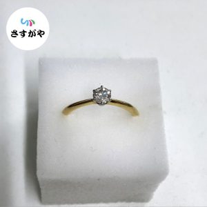 K18 Pt950 リング