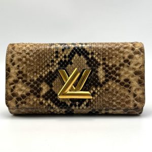 【LOUIS VUITTON ルイヴィトン・ポルトフォイユ・ツイスト パイソン 長財布】｜伊勢崎市今泉町