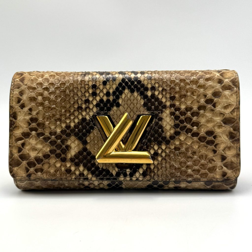 【LOUIS VUITTON ルイヴィトン・ポルトフォイユ・ツイスト パイソン 長財布】｜伊勢崎市今泉町