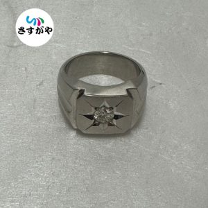 Pt900 印台 リング