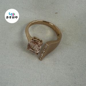 K18 モルガナイト リング