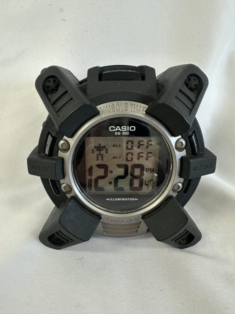 CASIO GQ-300 マッスルタイム 置き時計