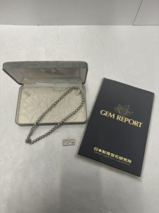 パール ネックレス 鑑定書付き