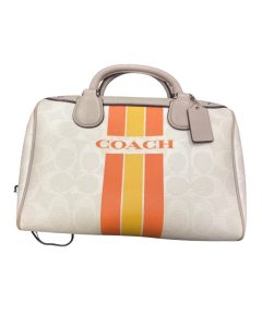 COACH ミニボストン型 2WAYハンドバッグ