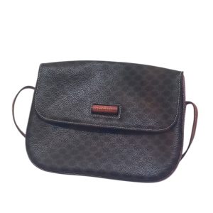 CELINE マカダム柄 ショルダーバッグ