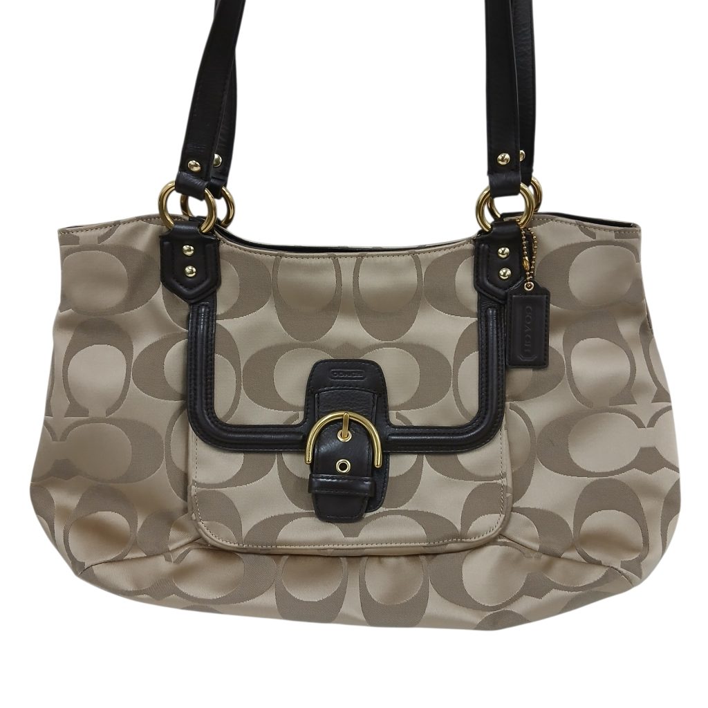 【COACH(コーチ)シグネチャー柄バッグ】