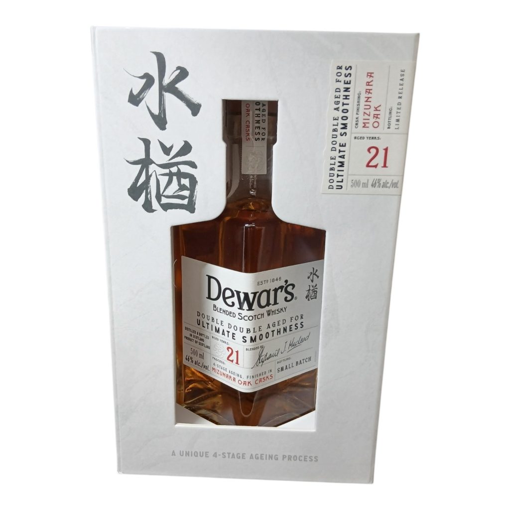 Dewar’s（デュワーズ）21年 水楢（ミズナラ）オークカスクフィニッシュ