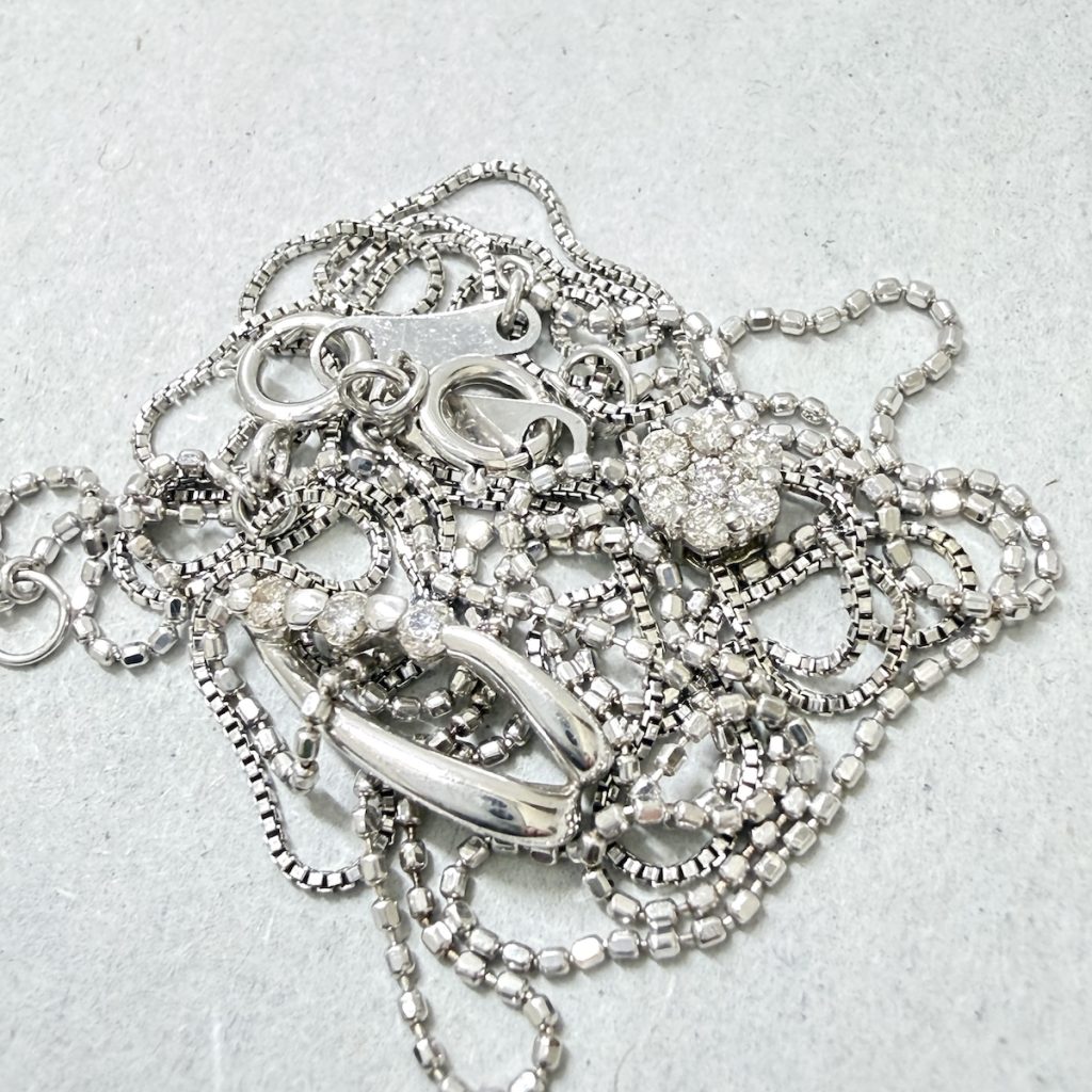 K10 / WG / ネックレス/ 白色金 / アクセサリー