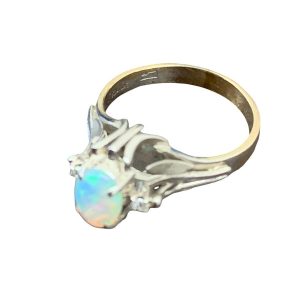 K14WGリング / オパール / 14金 / ホワイトゴールド / 宝石 / 貴金属 / アクセサリー