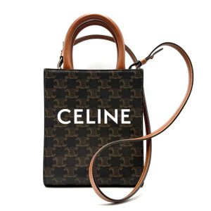 CELINE セリーヌ トリオンフ ミニ バーティカル カバ  2WAYバッグ｜高崎市井野町