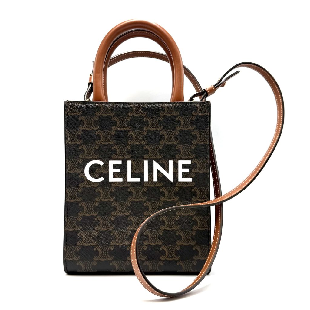 CELINE セリーヌ トリオンフ ミニ バーティカル カバ  2WAYバッグ｜高崎市井野町