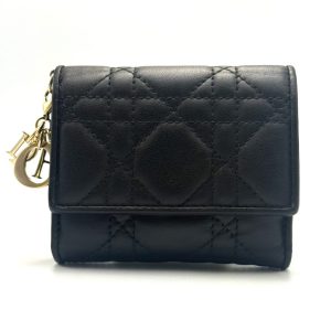 【DIOR ディオール レディ ディオール ロータスウォレット】三つ折り ミニ財布 高価買取｜伊勢崎市市場町