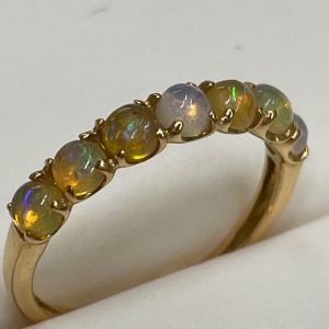金の高価買取中！| 福生市牛浜| K18オパール付きリング