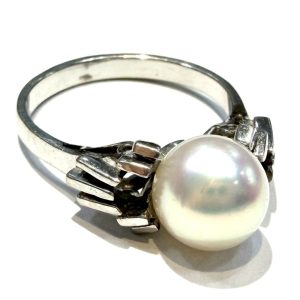 K18WG 18金 金 ホワイトゴールド パール リング アクセサリー ジュエリー 貴金属