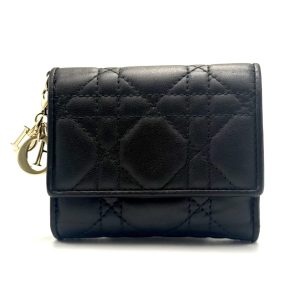 DIOR ディオール レディディオール ロータスウォレット ブラック 高価買取｜前橋市江田町