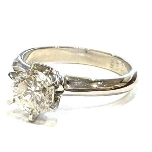 【貴金属】Pt900 (プラチナ900)　ダイヤモンド付リング　ジュエリー アクセサリー