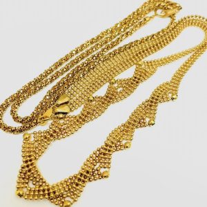 K18 ゴールドネックレス アクセサリーおまとめ