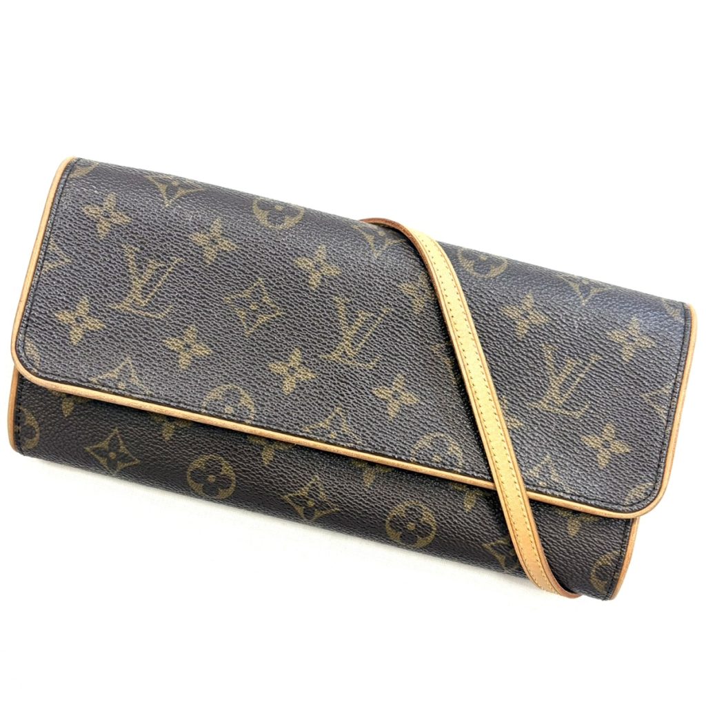 Louis Vuitton ルイヴィトン モノグラム ポシェットツインGM M51852