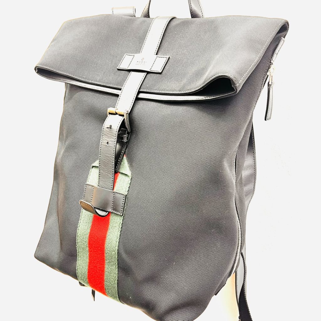 GUCCI グッチ テクノキャンバス シェリーライン バックパック 337075