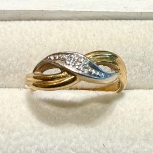 K18/Pt900 コンビリング
