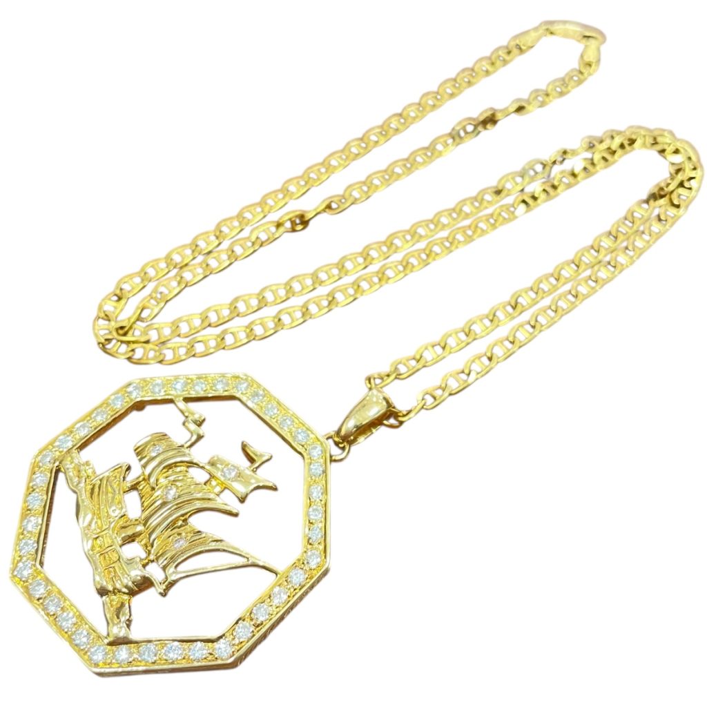 【貴金属高価買取！】K18　ネックレス