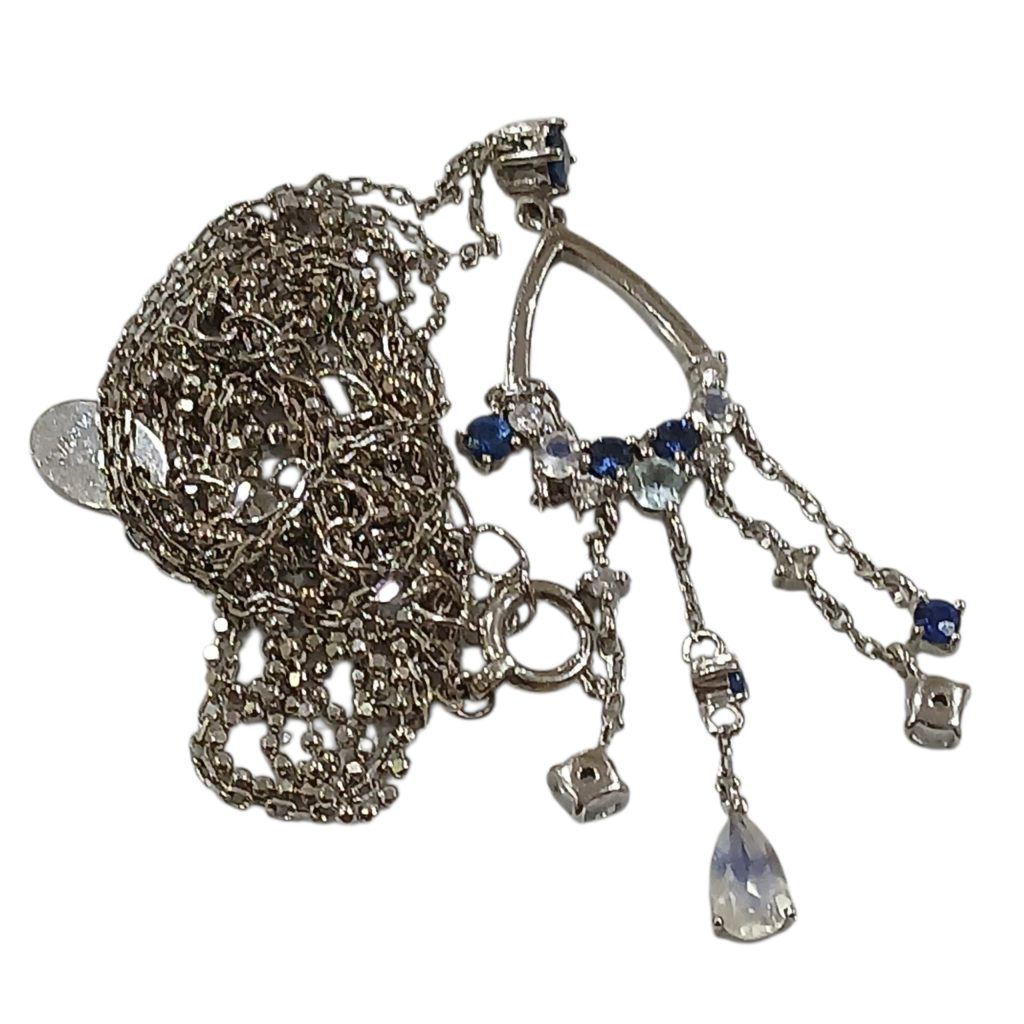 【K18WGアクセサリー】18金ホワイトゴールド・貴金属・ネックレス・ピアス・イヤリング