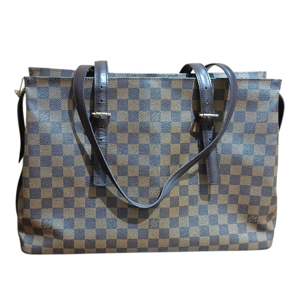 【Louis Vuitton】ルイヴィトン ダミエ エベヌ チェルシー・N51119・ブランドバッグ・ハンドバッグ