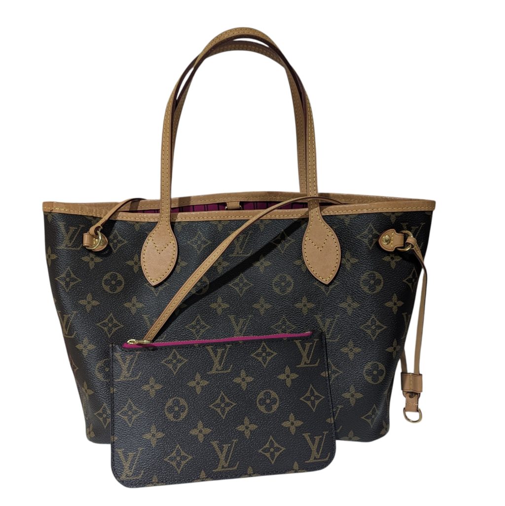 Louis Vuitton　ルイヴィトン　モノグラム　ネヴァーフルMM　ポーチ付き