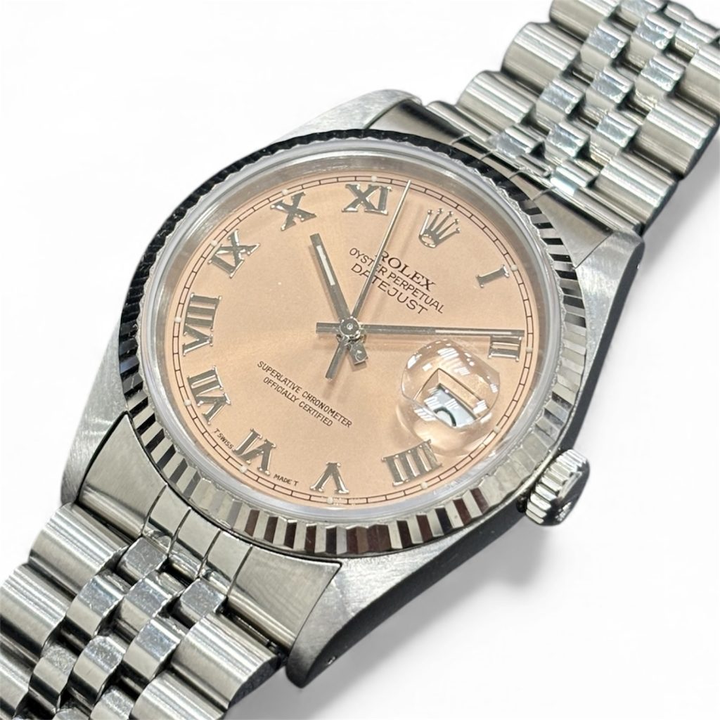 ロレックス ROLEX　デイトジャスト ピンクローマ文字盤 Ref.16234